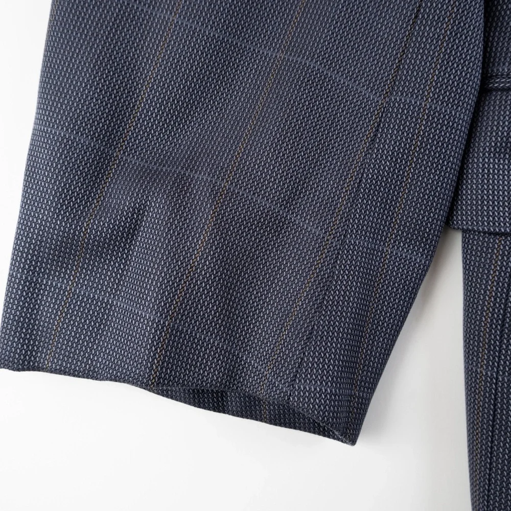 CORNELIANI blue Virgin Wool Silk blend blazer size US 46R / 56R Italy